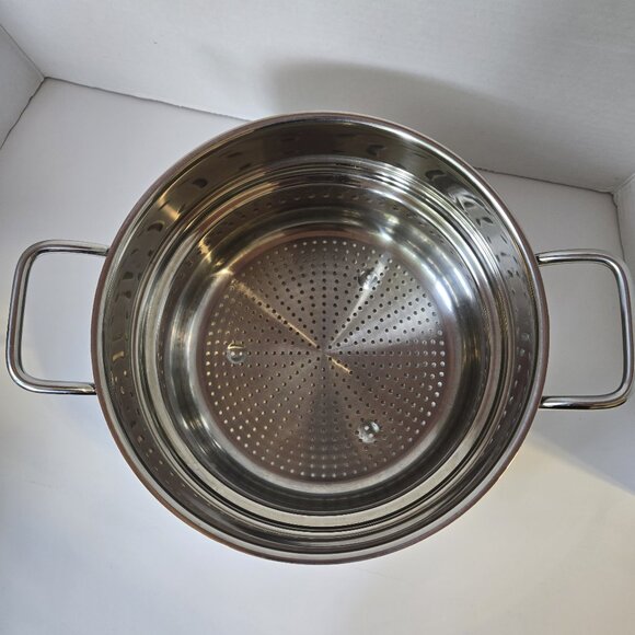 Like new! WMF ProfiSelect 24 cm Steaming Insert Steamer Basket Stainless Steel - Picture 5 of 6